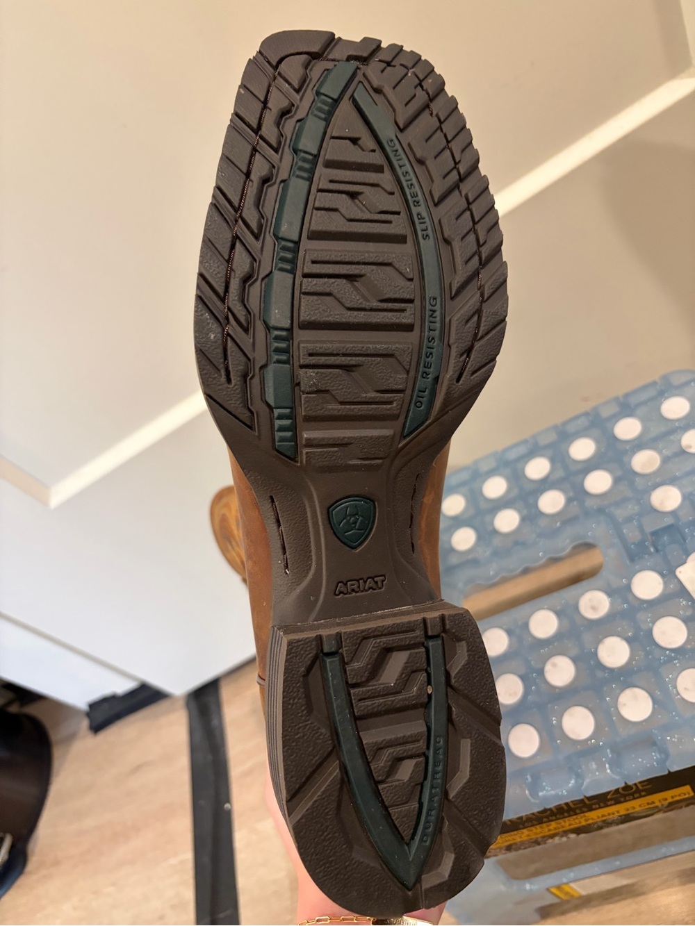 Ariat Brown Leather Western Cowboy Boots - Picture 4 of 5